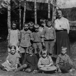 Änga skola ca 1925