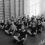 Gymnastiksalen Bogårdens skola 1939